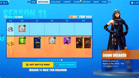 New SEASON 11 BATTLE PASS LEAKED (Fortnite Season 11) - YouTube