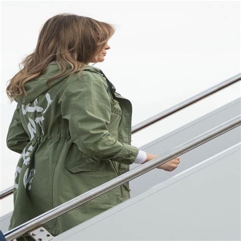 Melania Trump Wore A Jacket That Said "I Really Don't Care" While ...