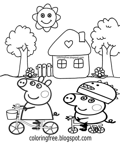 Free Coloring Pages Printable Pictures To Color Kids Drawing ideas: Cartoon Peppa Pig Printable ...