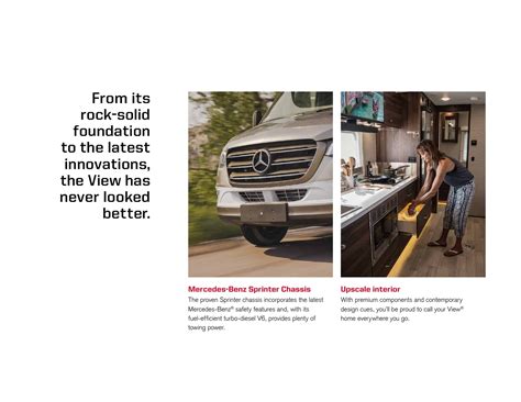 2023 Winnebago View Brochure | Download RV brochures | RecreationalVehicles.info