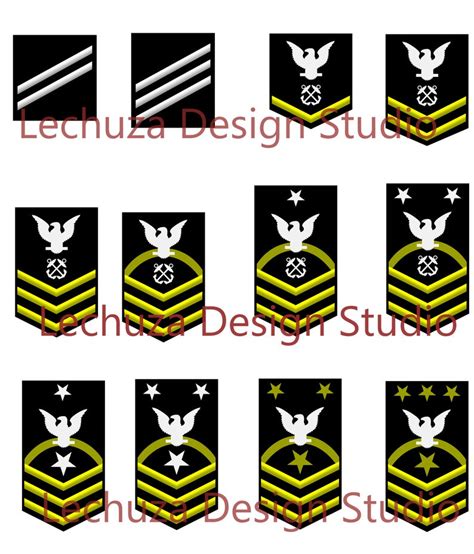 Navy Boatswain's Mate Rating Badge SVG Cutting Design Files you Get 5 ...