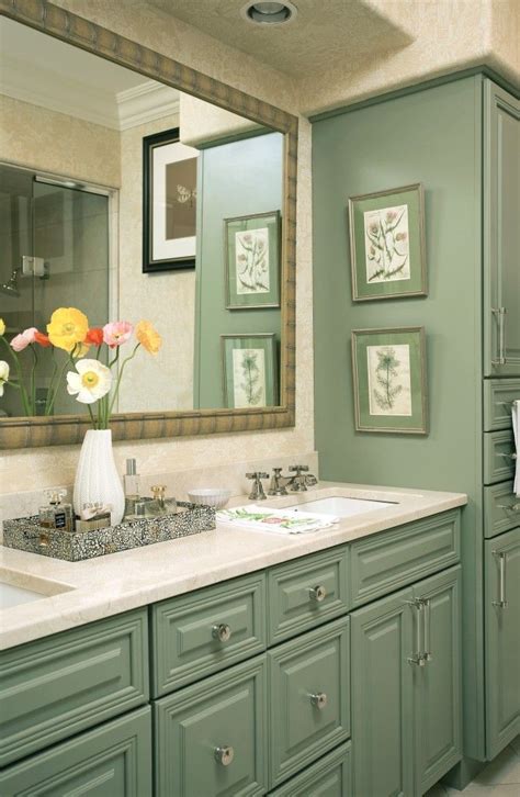 green bathroom ideas sage | Green bathroom, Seafoam green bathroom ...