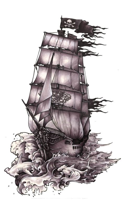 Diseños De Tatuajes De Barcos