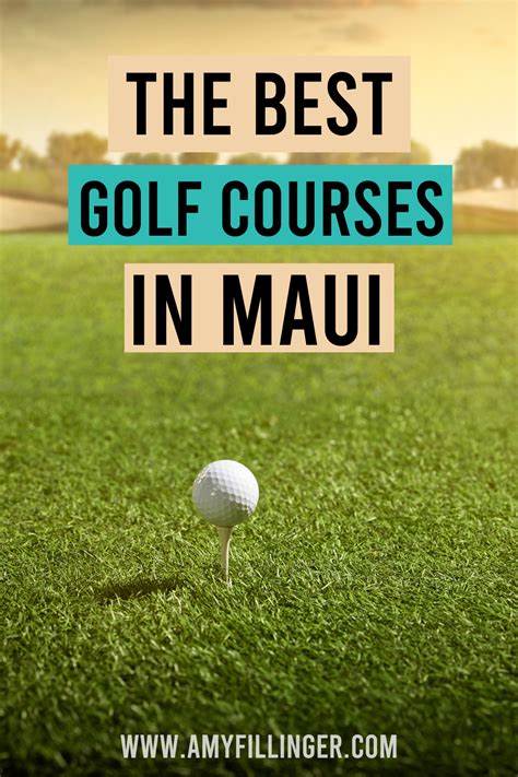 The 15 best golf courses in Maui