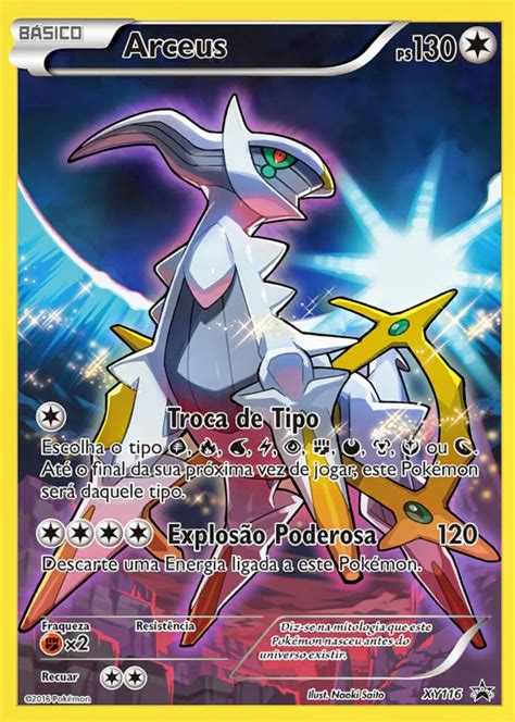 Carta Pokémon Lendário Arceus Full Art E Arceus Prisma - R$ 139,90 em Mercado Livre