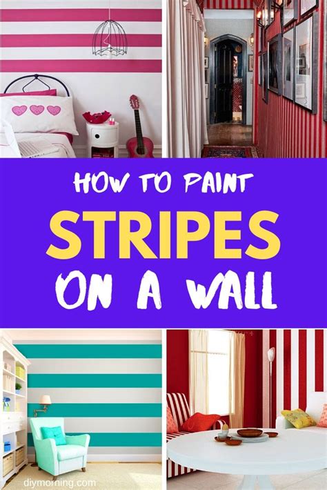 18+ Awesome Striped Wall Design Ideas - Ways To Paint Stripes on a Wall