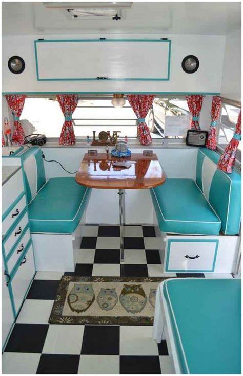 Retro Camper Interior Ideas 136 | Vintage camper interior, Caravan ...