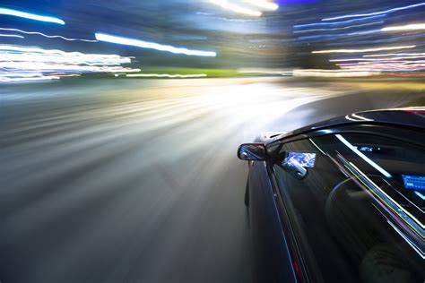 Turn, Car, Motion blur, Night HD wallpaper | Wallpaper Flare