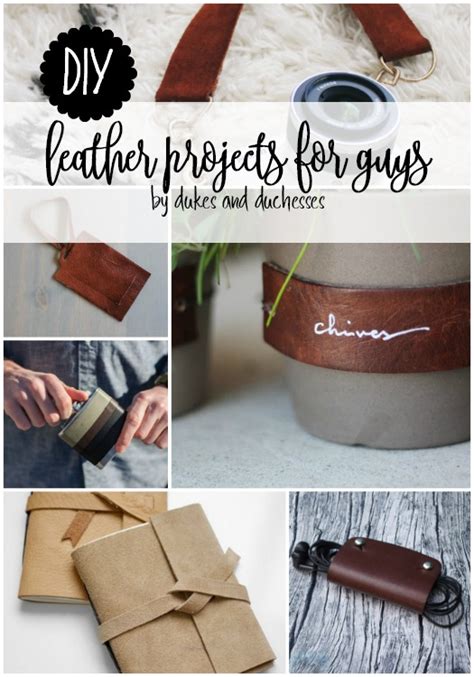 17 Fantastic DIY Leather Projects for Guys | Men's Craft Ideas