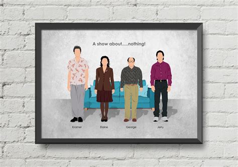 Seinfeld poster, Seinfeld prints, kramer poster, George Costanza sold ...