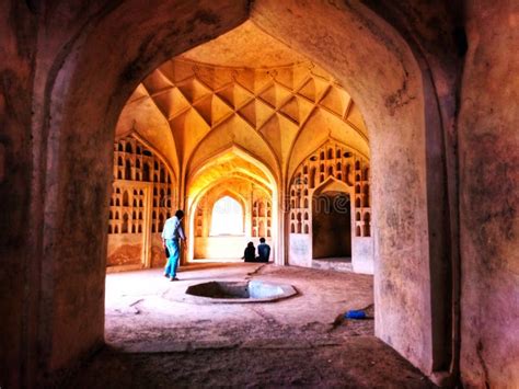 Inside Golkonda Fort - Hyderabad , India Editorial Photo - Image of ...