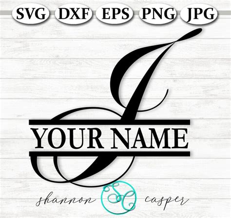 Split Letter J Monogram Svg - 170+ DXF Include