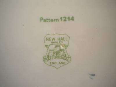 NEW HALL POTTERY HANLEY STAFFORDSHIRE PATTERN 1214 'ROMNEY' - CHOOSE ...