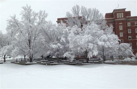 It is a winter wonderland at the University of Dayton. | University of dayton, Dayton ohio, Scenery