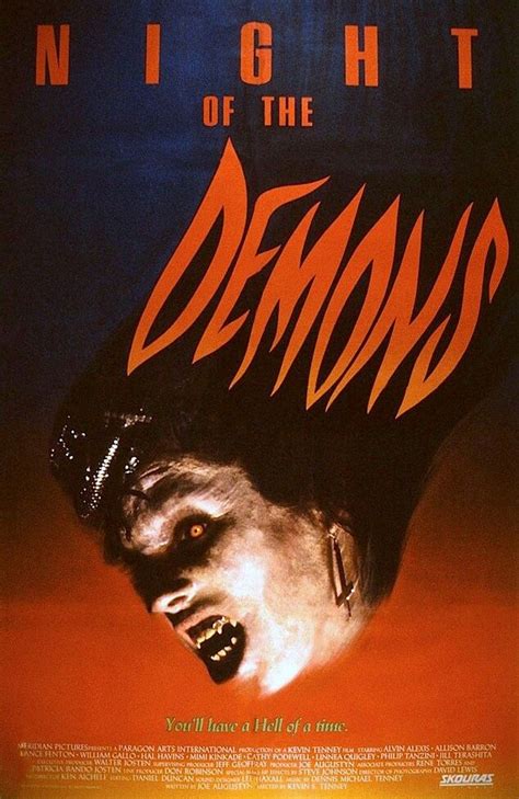 Night of the Demons (1988) | Night of the demons, Horror posters, Horror movie fan