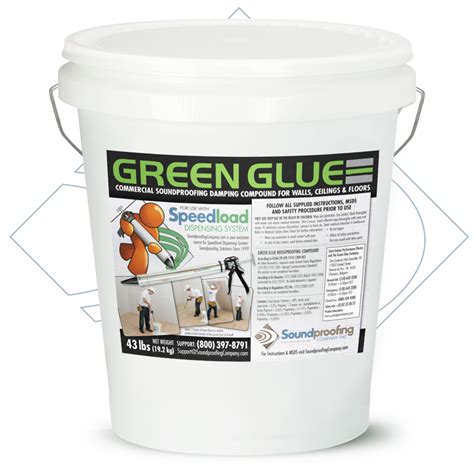 Green Glue Soundproofing - Walls, Ceiling and Floors - Pails and Tubes