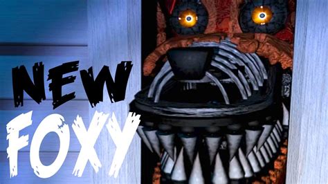 Five Nights at Freddy's 4 NEW Foxy Jumpscare - YouTube