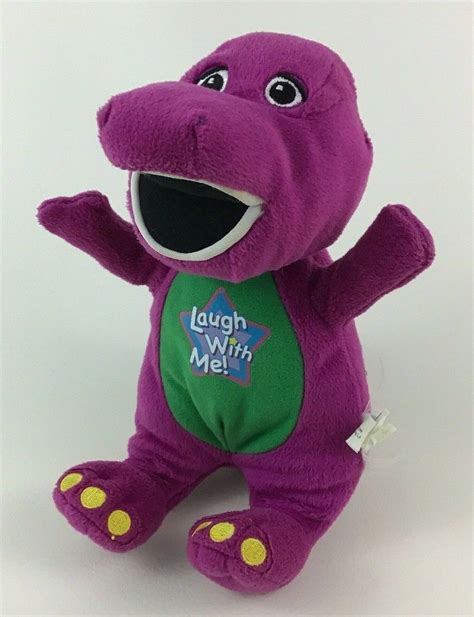 Barney and Friends Laugh with Me 11" Plush Stuffed Toy 2008 Lyons Group - Vintage