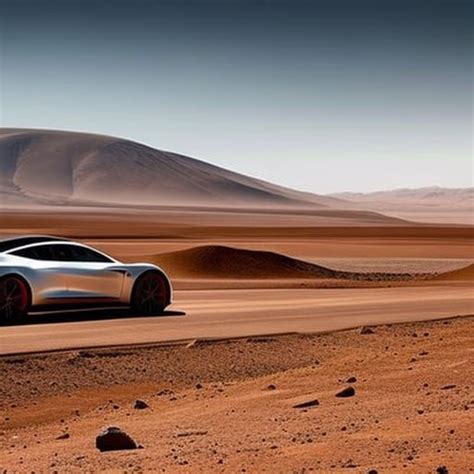 Elon Musk driving Tesla car On Mars - AI Generated Artwork - NightCafe ...