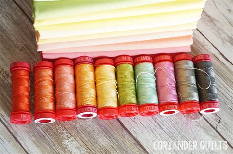 Solids & Thread Colors – Coriander Quilts