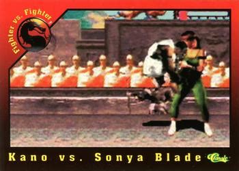 1994 Classic Mortal Kombat Series 1 #25 Kano vs. Sonya Blade | Trading ...