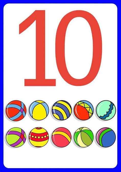 number-ten-flashcards-for-kids | funnycrafts | Flashcards for kids ...