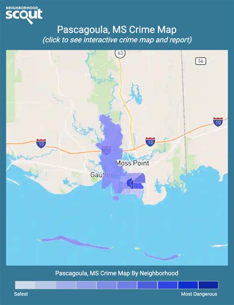 Pascagoula Crime Rates and Statistics - NeighborhoodScout