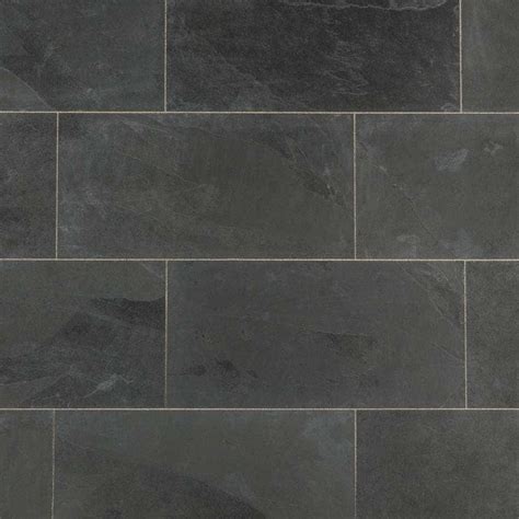 Slate Tile - Montauk Black / 12"x24" / Natural | Slate tile, Tiles ...