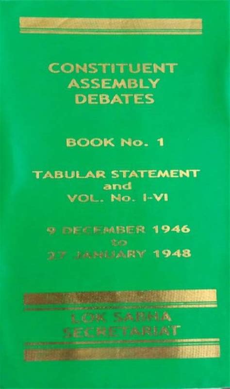 Constituent Assembly Debates (Set Of 5 Book): Buy Constituent Assembly ...