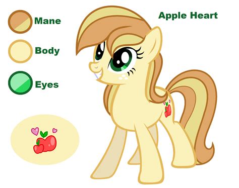 MLP Apple Heart Applejack + Caramel OLD by VelveagicSentryYT on DeviantArt