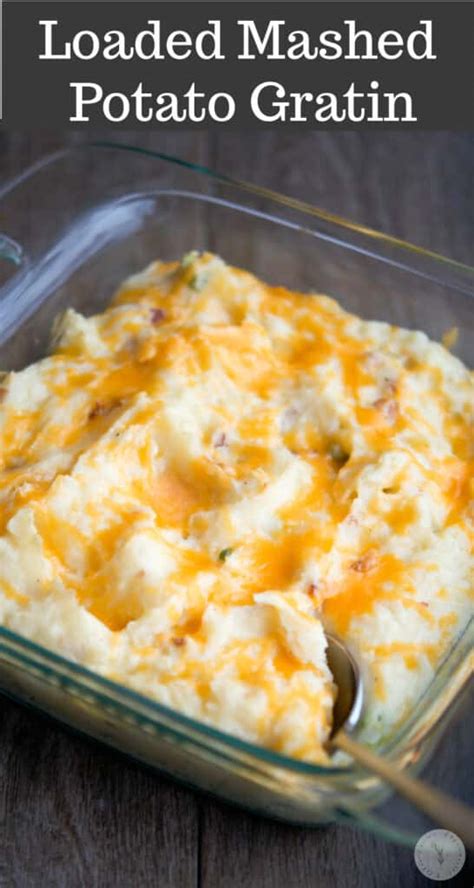 Loaded Mashed Potato Gratin | Carrie’s Experimental Kitchen