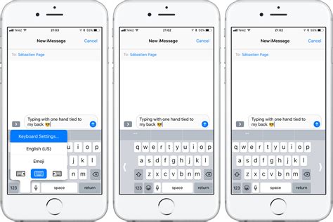 How to use one-handed keyboard mode on iPhone