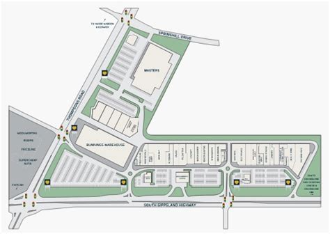 Cranbourne Park Shopping Centre Map