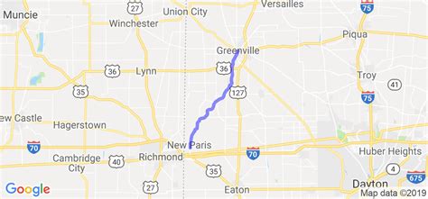 Ohio 121 Greenville to New Paris | Route Ref. #35679 | Motorcycle Roads