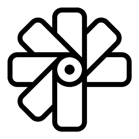 a black and white image of a flower that is in the shape of a cross