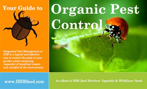 Your Guide to Organic Pest Control EBook | BBB Seed