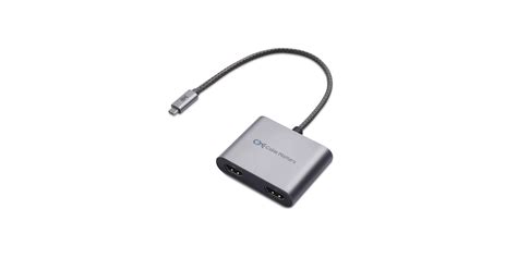 The latest Cable Matters USB type-C/Thunderbolt 4 dual HDMI adapter is compatible with an 8K ...