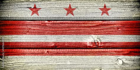 flag of the District of Columbia Stock Illustration | Adobe Stock