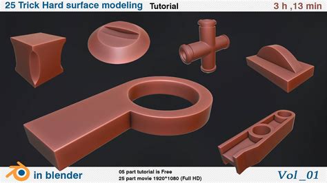 25 Trick Hard Surface Modeling - 3D Tutorial by Hadibabaei