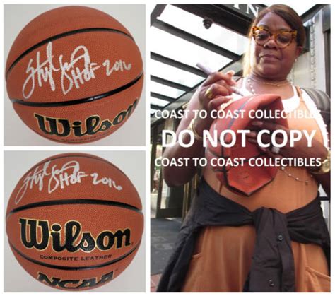 Sheryl Swoopes Texas Tech Houston Comets signed NCAA basketball COA proof | eBay