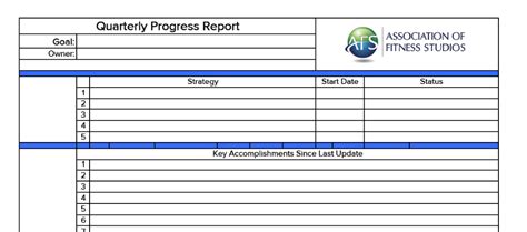 Quarterly Status Report Template (4) - TEMPLATES EXAMPLE | TEMPLATES ...