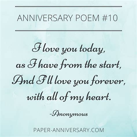 10 EPIC Anniversary Poems for Him
