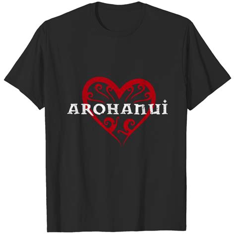 Maori Arohanui Love Tribal Tattoo Gift Idea T-shirt sold by Barath Kumar | SKU 7105959 | Printerval