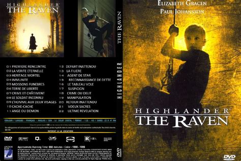 Jaquette DVD de Highlander The Raven SLIM custom - Cinéma Passion