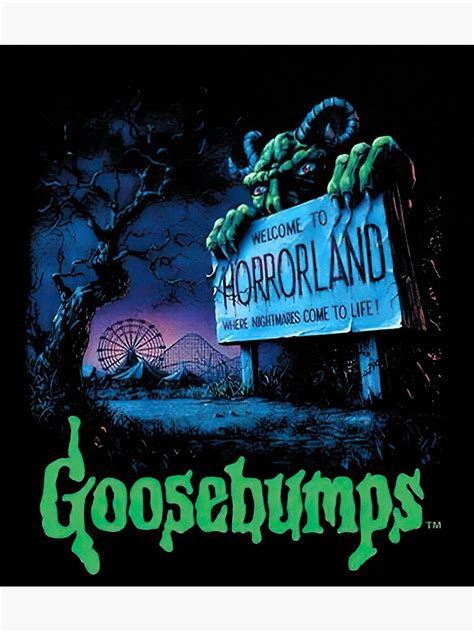 Goosebumps Horrorland Horror Premium Matte Vertical Poster sold by ...