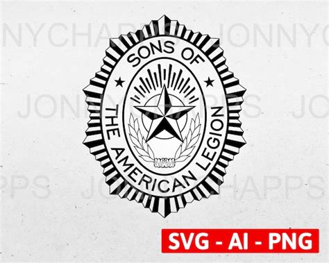 Sons of the American Legion Logo Insignia Digital Vector .ai | Etsy