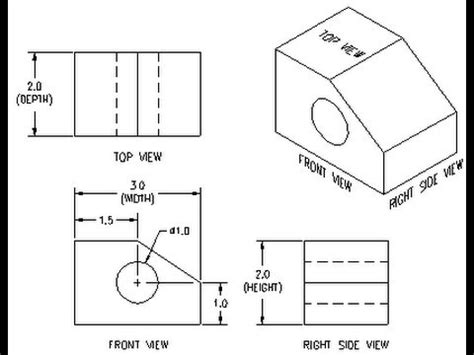 Isometric Drawing - Part1 - YouTube