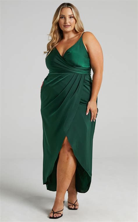 How Will I Know Dress In Emerald | Showpo Bridesmaid Dresses Plus Size, Bridal Party Dresses ...