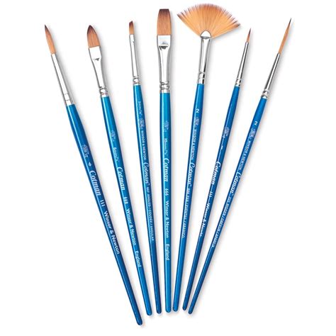 Winsor & Newton Cotman Watercolor Brush Set, 7 Pieces - Walmart.com