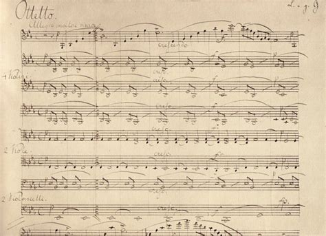 Mendelssohn. Octet for Strings, Opus 20. A Facsimile